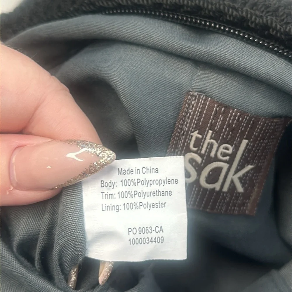 THE SAK  Lucca Black Crochet Leather